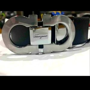 Silver Buckle Salvatore Ferragamo belt